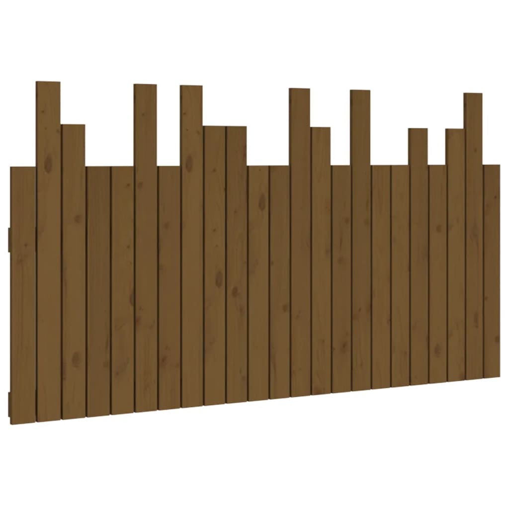 vidaXL Cabecero cama pared madera maciza pino 146,5x3x80cm