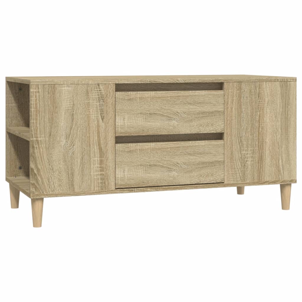 Vidaxl Mueble para TV de Madera Contrachapada 102x44,5x50 Cm - Marrón Roble
