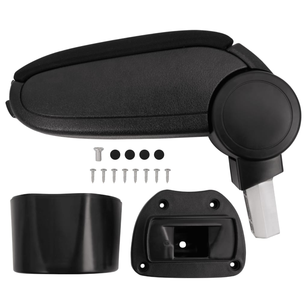 vidaXL Reposabrazos para coche ABS negro Adecuado para Nissan juke (after 2010),  VW golf mk4,  Seat gap (14 x 30 cm) y mas