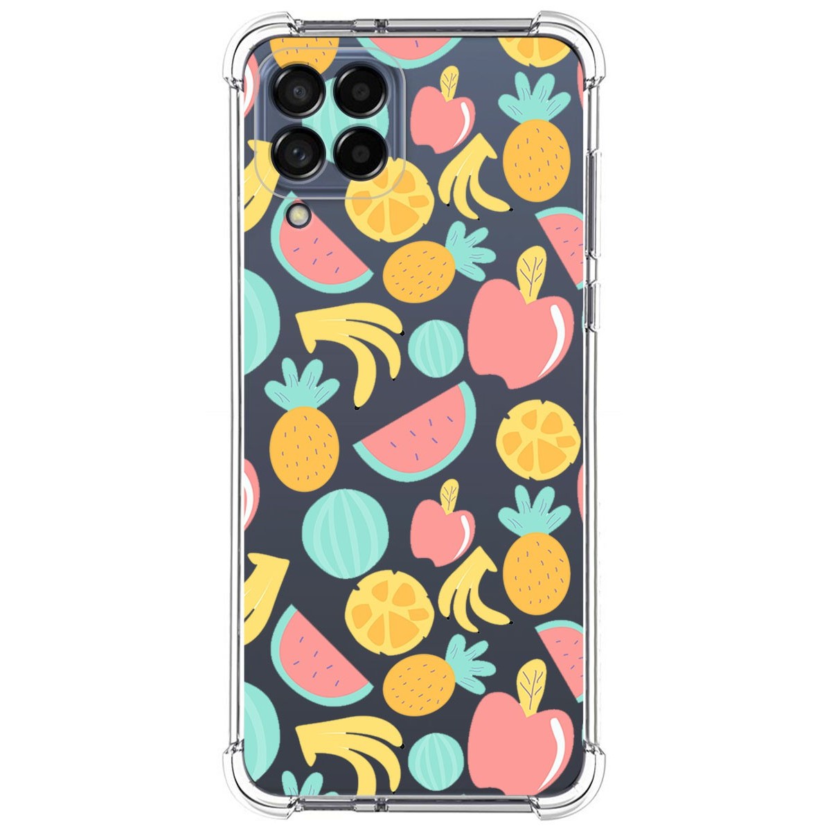 Funda Silicona Antigolpes para Samsung Galaxy M33 5G diseño Frutas 02 Dibujos