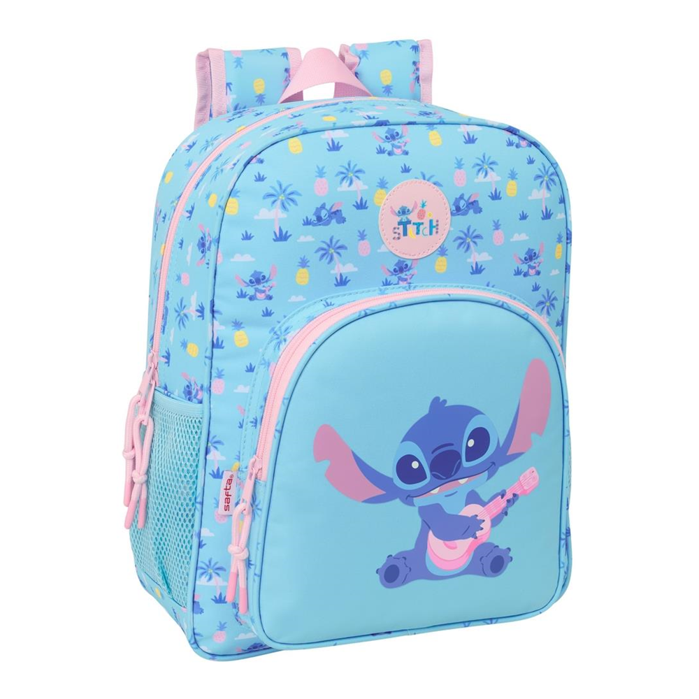 Mochila Junior Adaptable a Carro Stitch 32x38x12Cm (Safta 612688640)