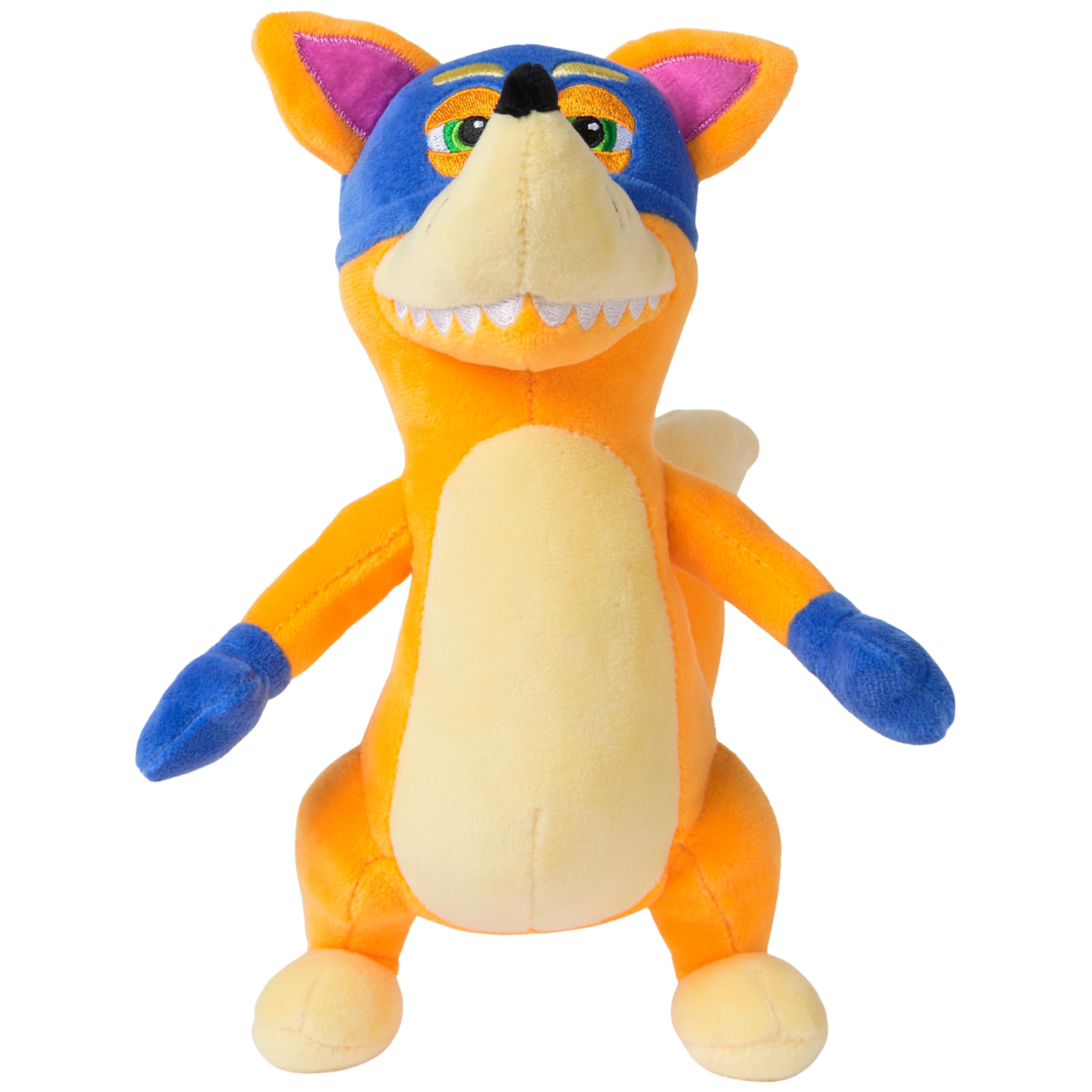 Peluche Zorro de Dora - 20 cm - Supersuave y Blando - Nickelodeon - Alta Calidad - Original - Coleccionable - 0m+