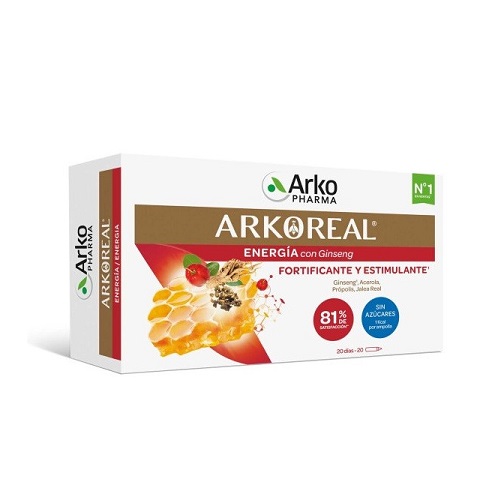 Arkopharma Arkoreal Jalea Real + Ginseng para Energía Natural
