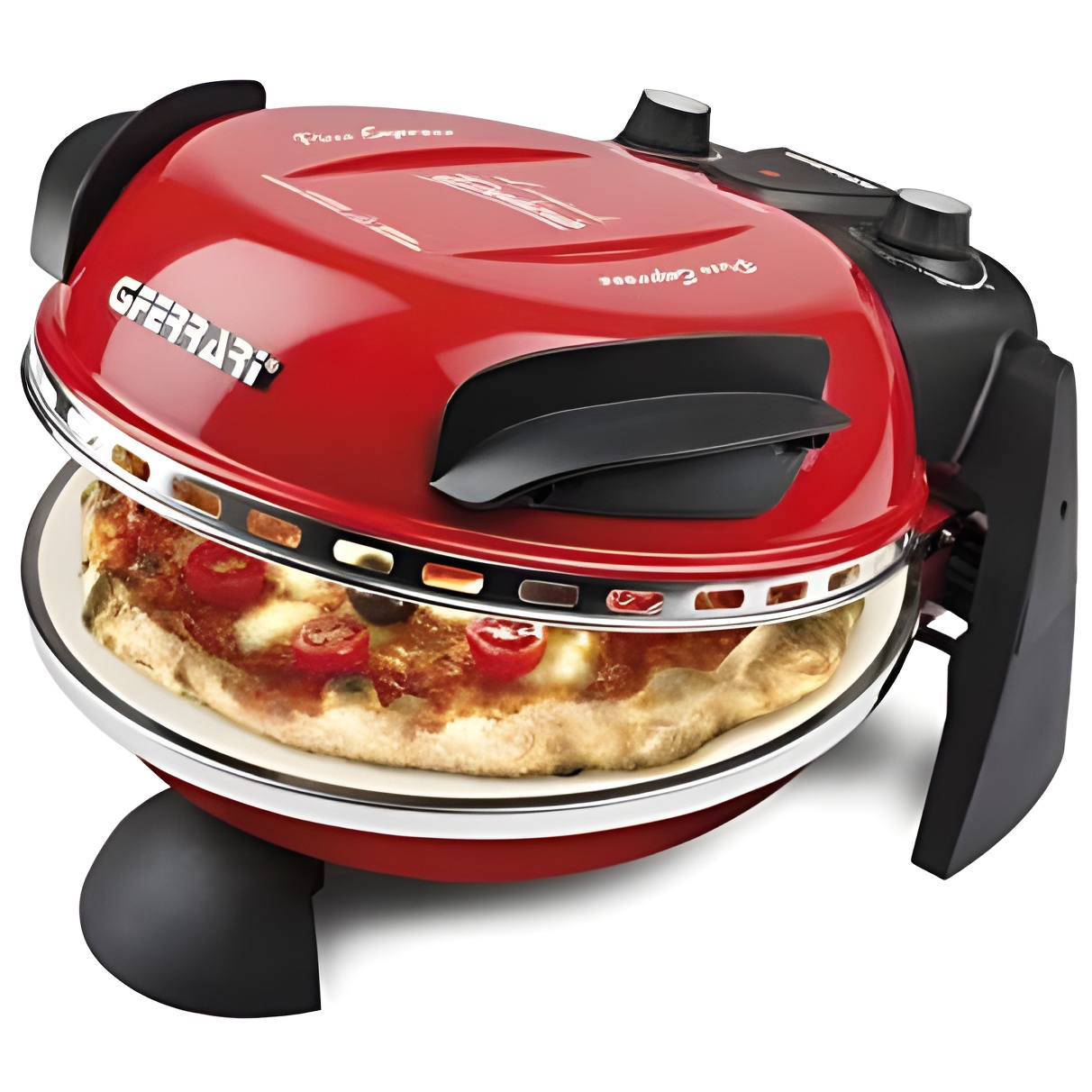 G3 ferrari g10006 delizia pizza oven, 1200 w, in red