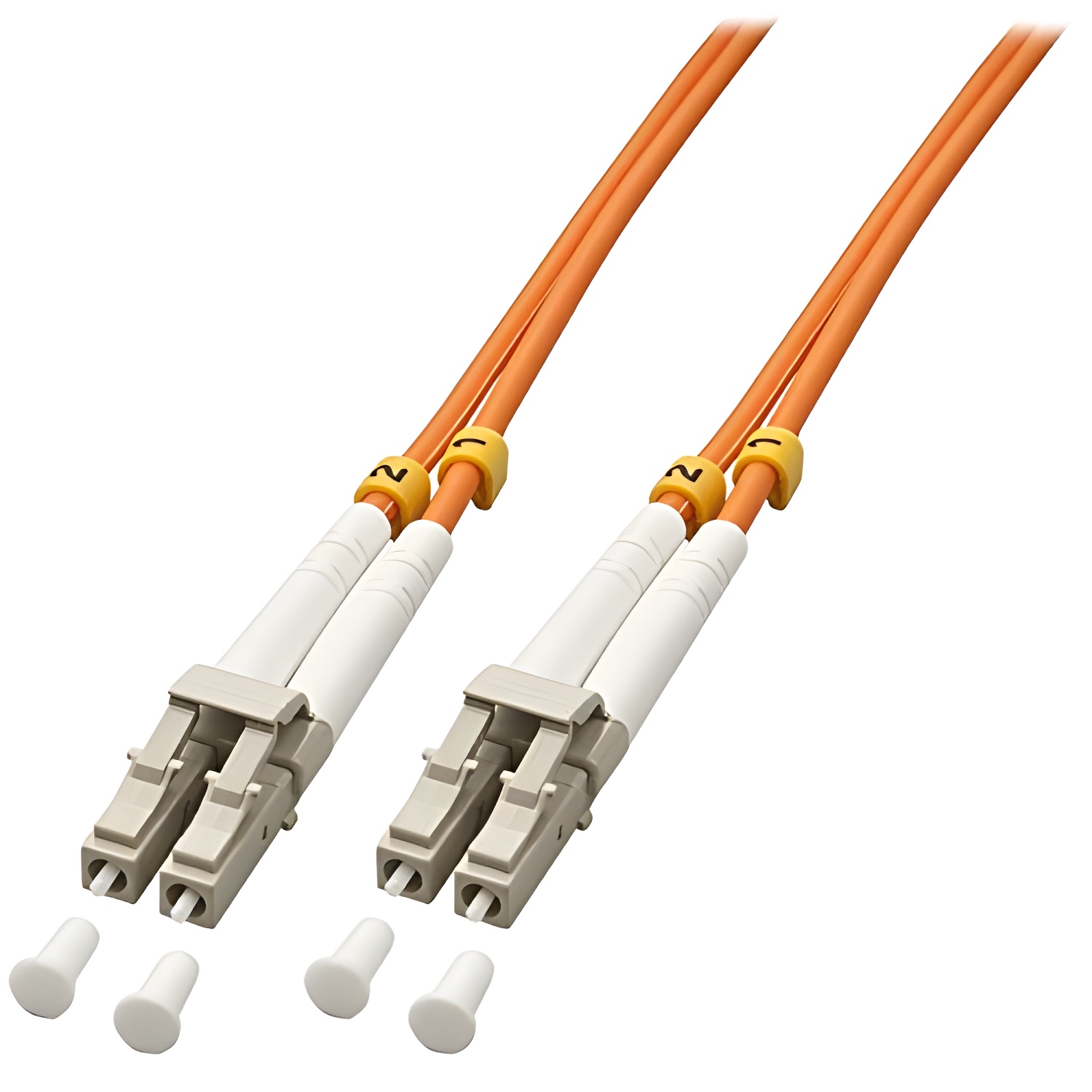 Lindy Cable Duplex LC/LC OM2 2m de Alta Velocidad para Red de Fibra óptica