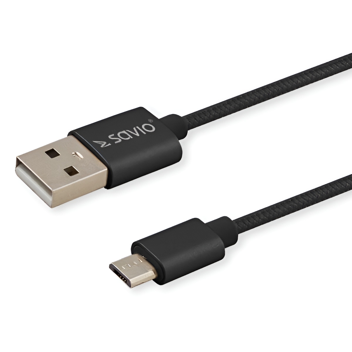 Savio CL-129 USB Cable 2 m USB 2.0 USB TO USB C Black