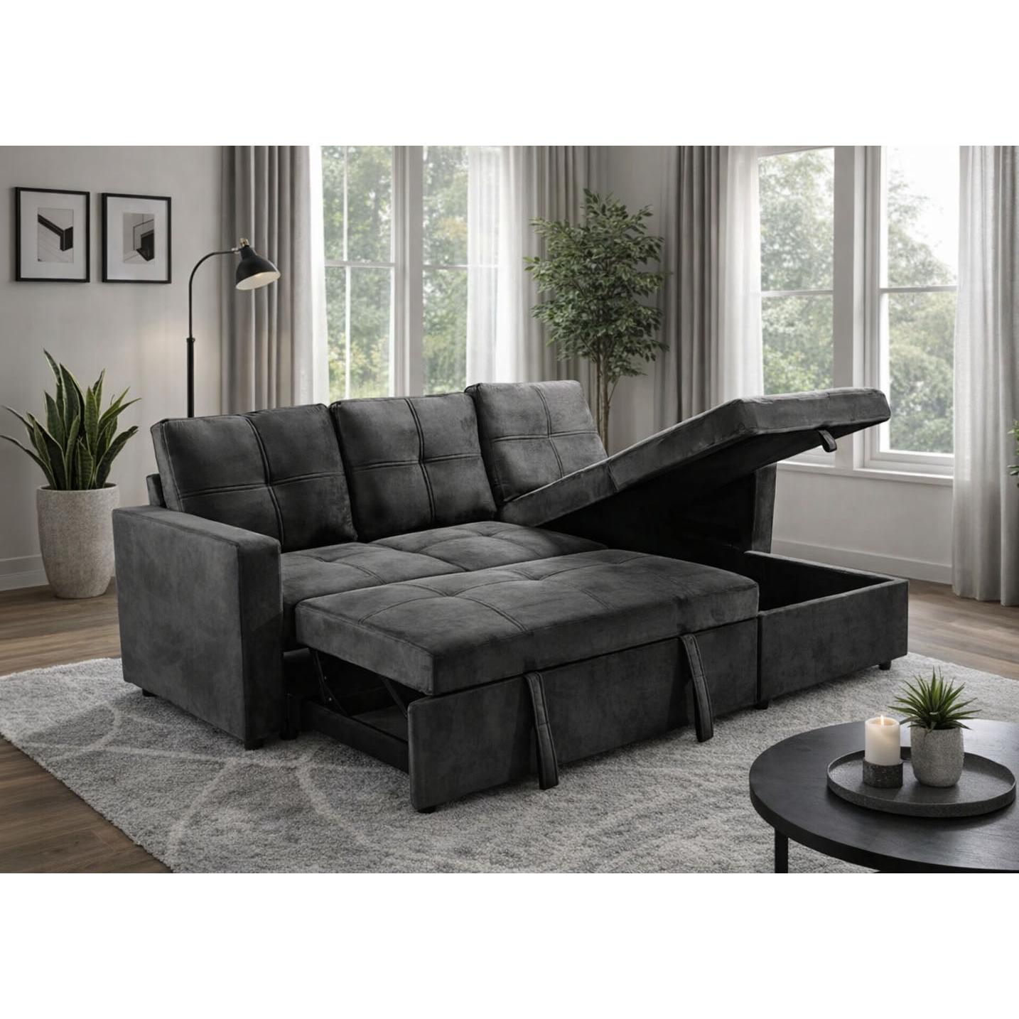 Sofa Cama Chaise Longue Pau 215cm Beige