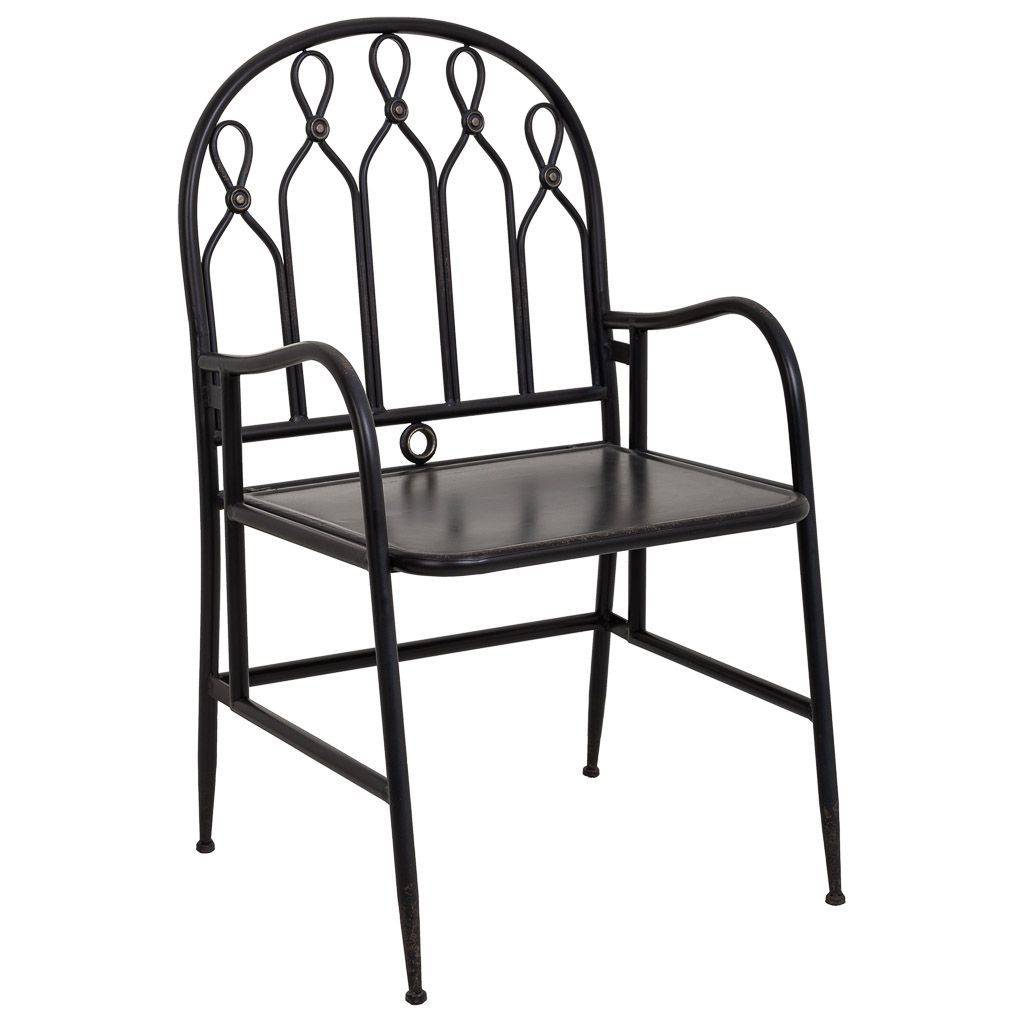 Silla De Metal Negro 56x55x96cm, El mejor complemento para tu hogar