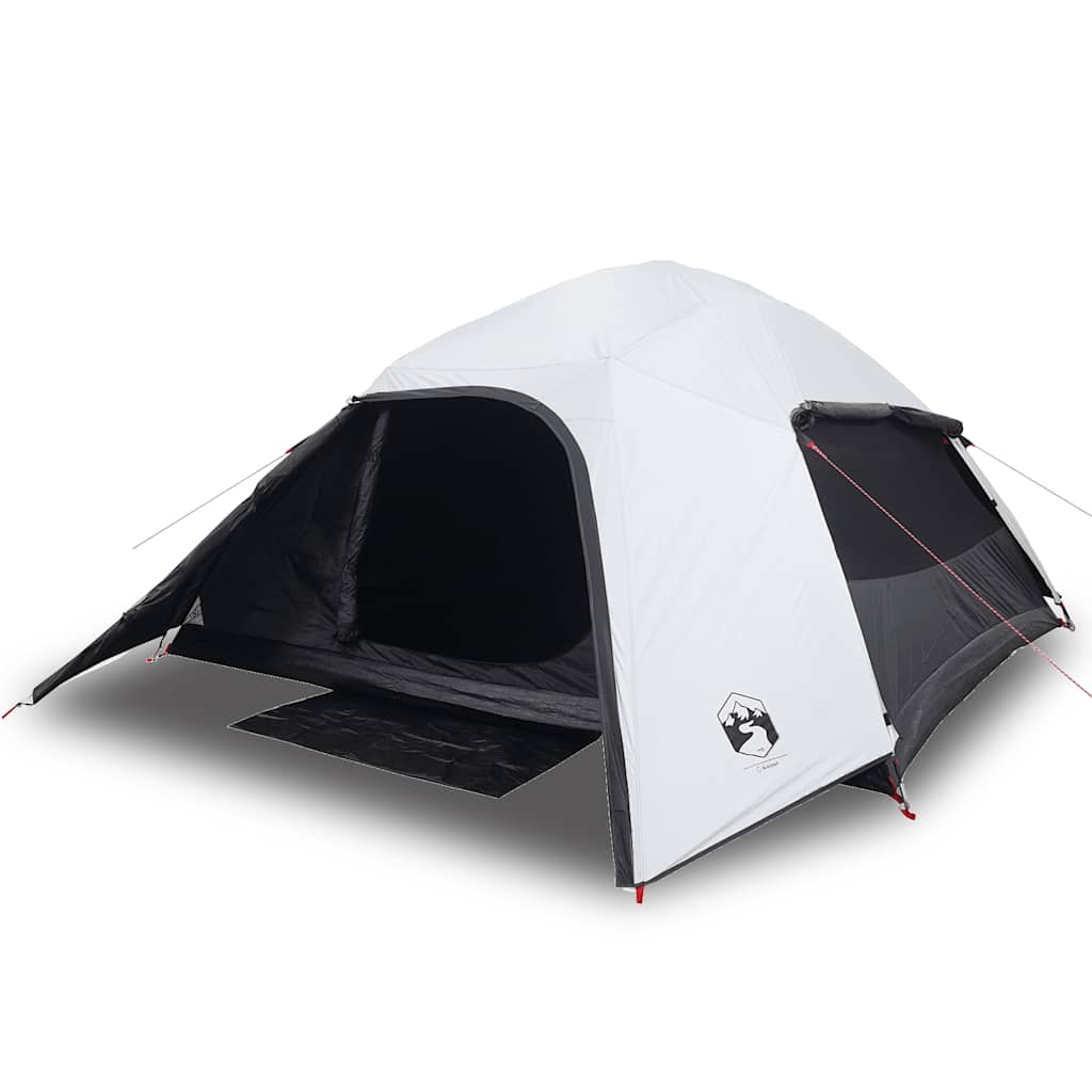 vidaXL Tienda de campaña iglú 4 personas tela opaca impermeable Color Blanco opaco,  Azul,  Gris y mas