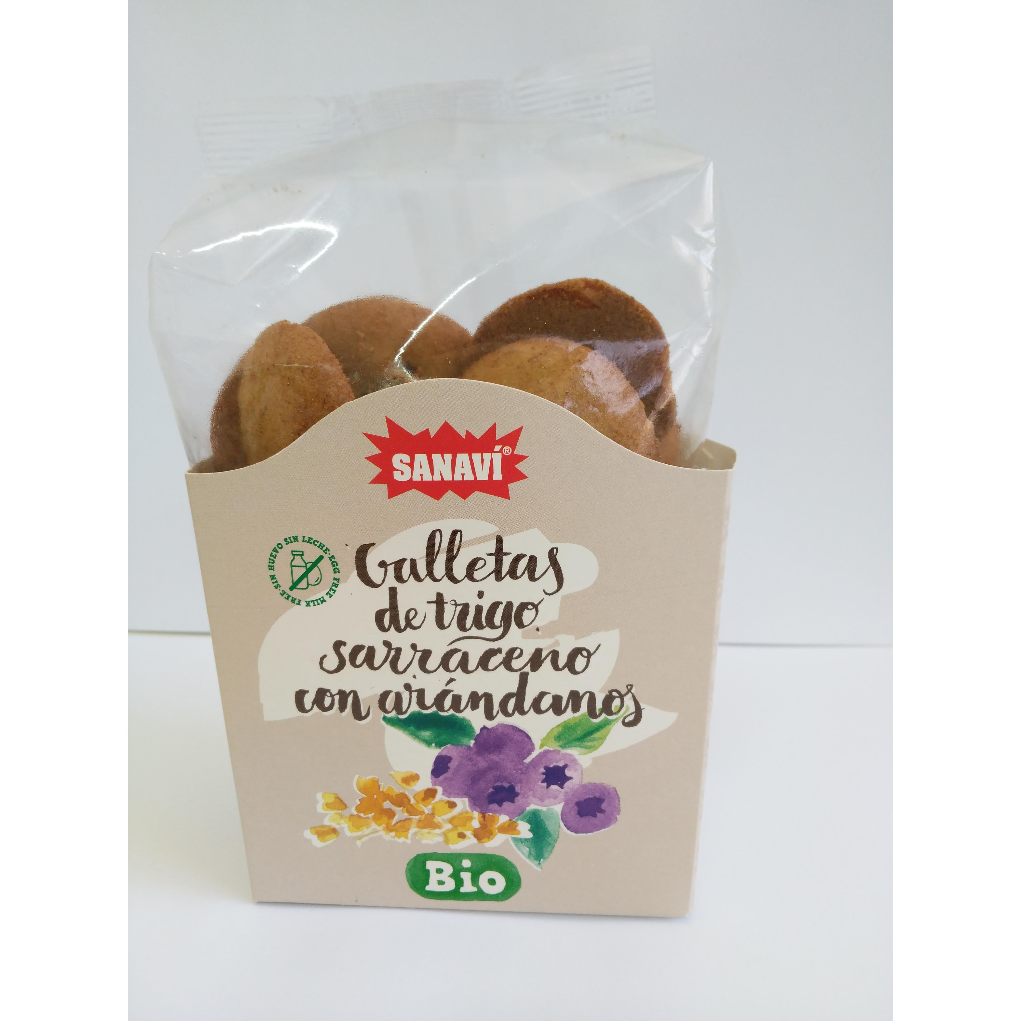Galletas de Trigo Sarraceno con Arándano Sanavi