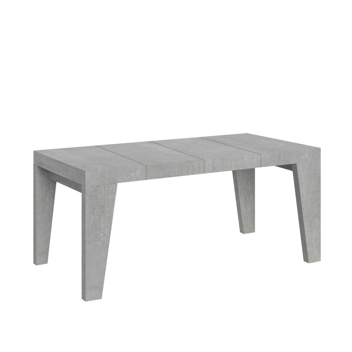 Mesa extensible 140/400x90 cm Naxy Premium hormigón - Itamoby