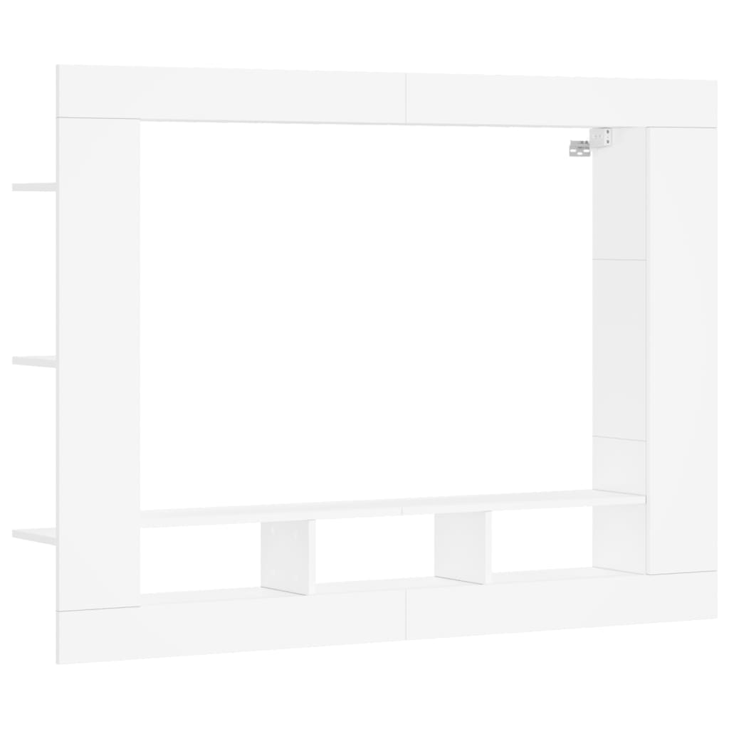 vidaXL Mueble para TV madera de ingeniería blanco 152x22x113 cm