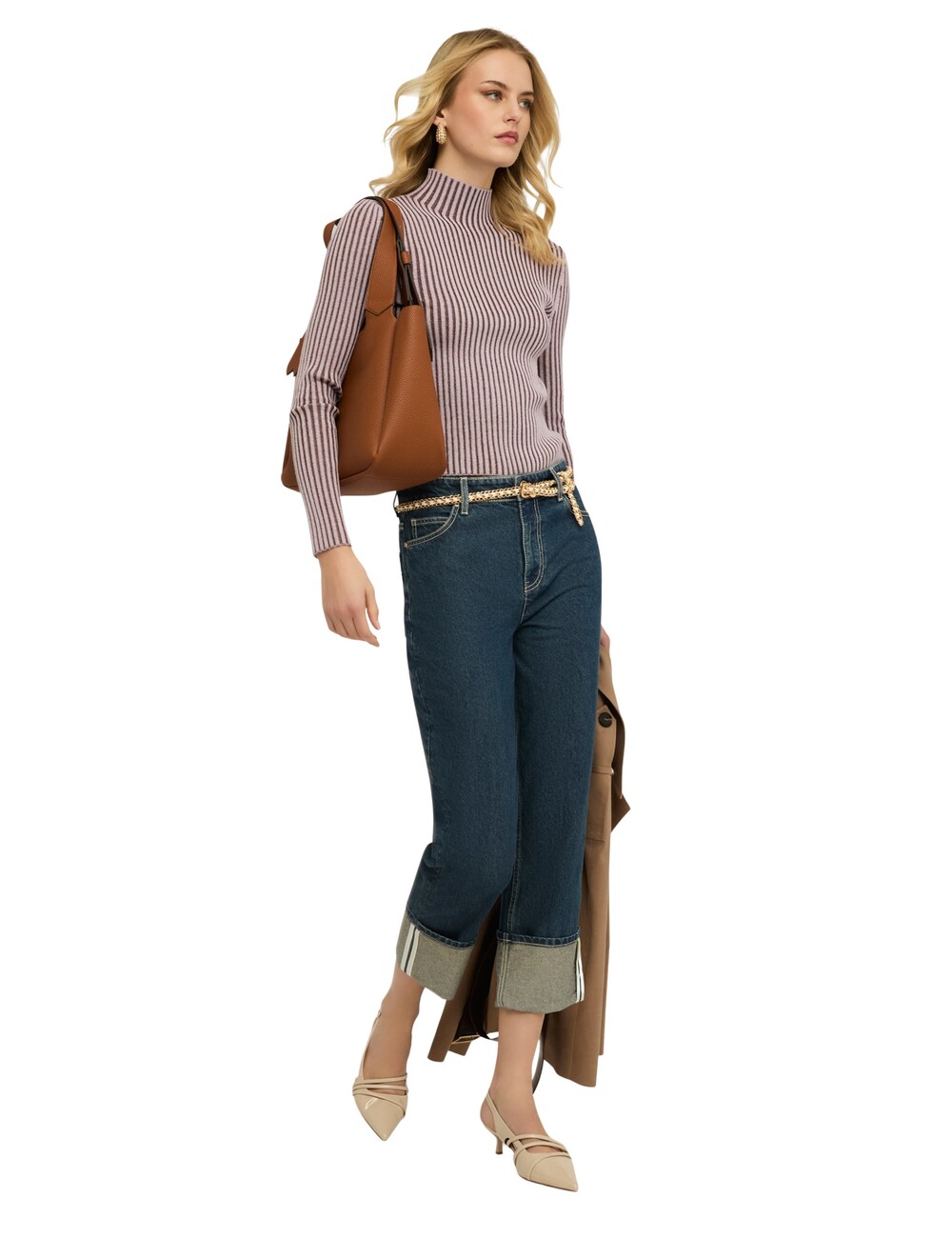 Motivi - Jeans cropped con dobladillo