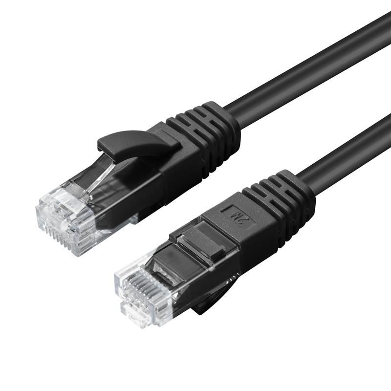 Microconnect Cable de Red CAT6A UTP 15m Negro LSZH Alta Velocidad