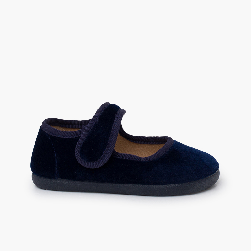 Pisamonas Merceditas barefoot terciopelo tira adherente
