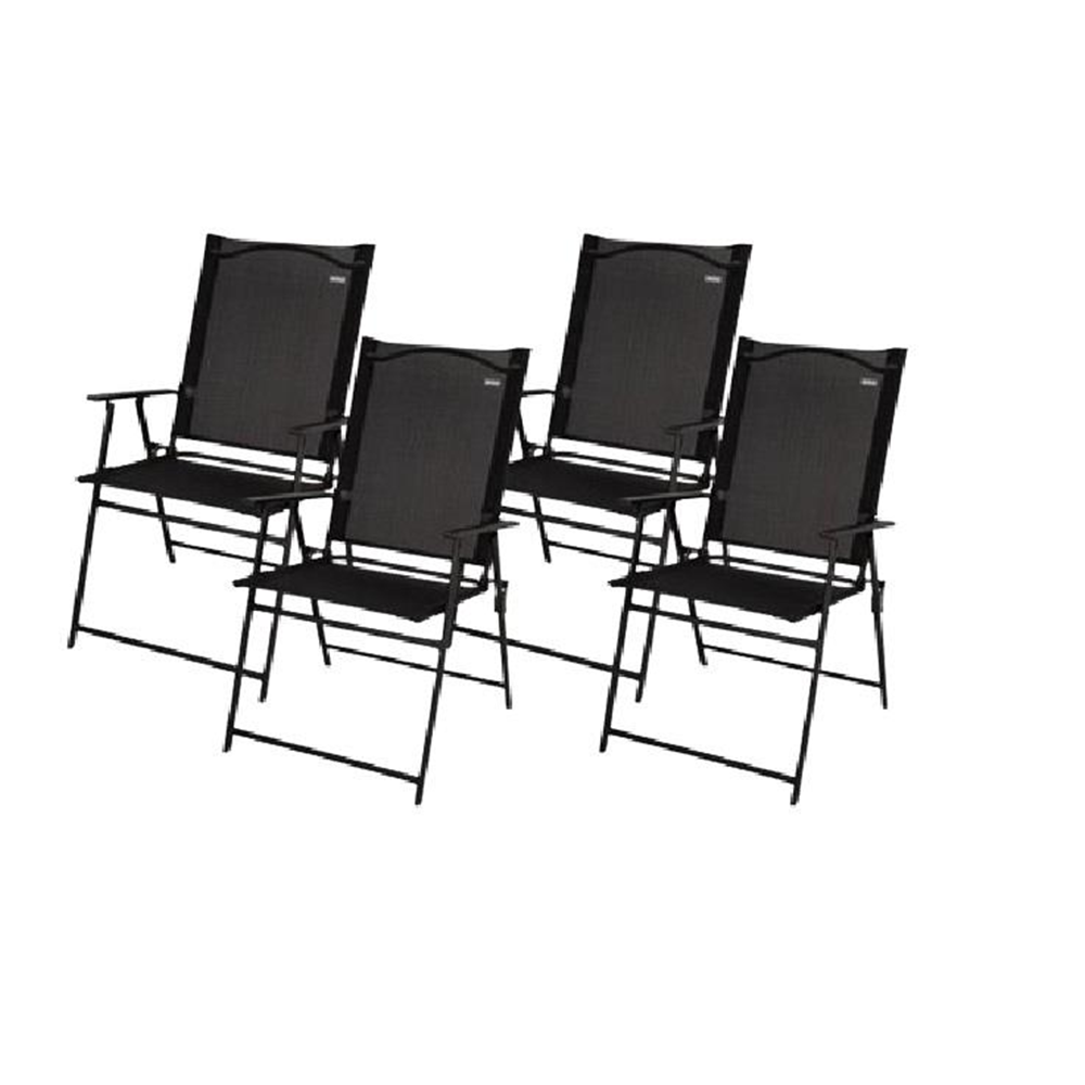 Pack de 4 Sillas Jardin Plegables 47X64X95 Cm Textileno 2X1 (Color Baby 61146)