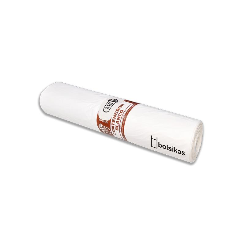 Bolsa basura 52x60 blanca