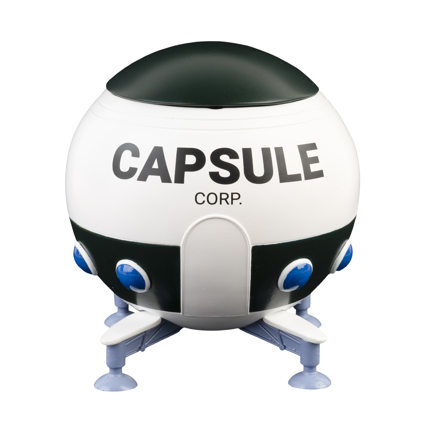 Grupo Erik Lapicero Dragon Ball Z Spaceship Capsule Corp - Portalápices Figura Dragon Ball - Organizador Escritorio Con Tapadera - Accesorio Anime Papelería