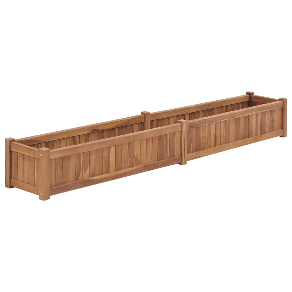 vidaXL Arriate de madera maciza de teca Dimensiones 30 x 30 x 30 cm,  40 x 40 x 40 cm,  50 x 50 x 50 cm y mas