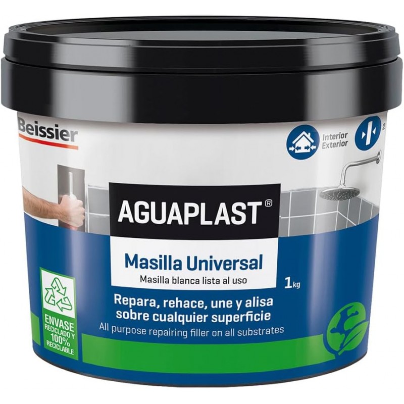 MASILLA AGUAPLAST AL USO UNIVERSAL E/1 KG