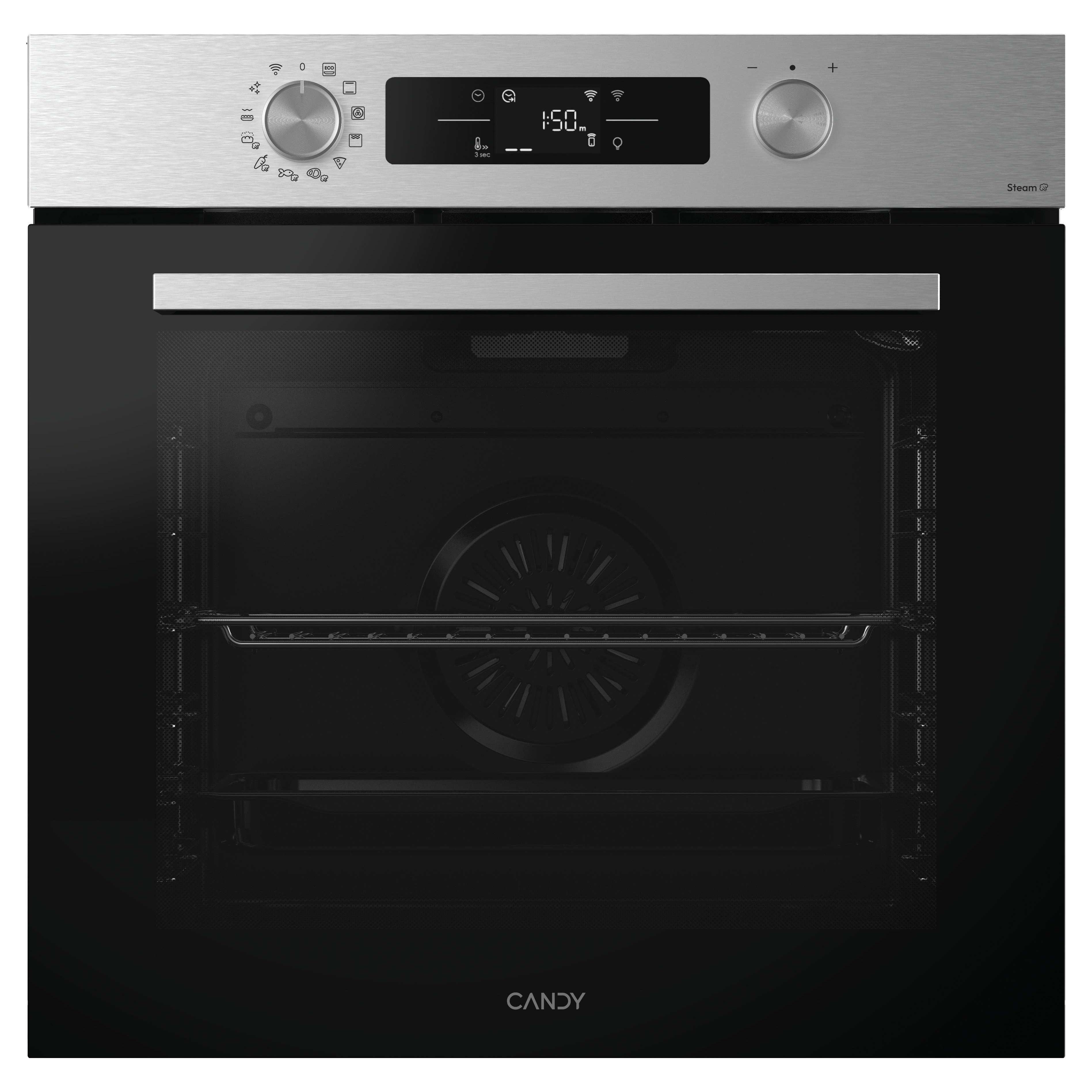 Candy CA6 N5B3EYTX 78 L Negro, Acero inoxidable