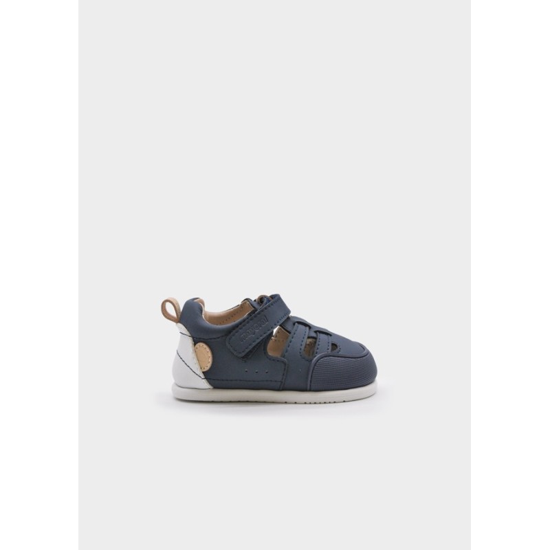 Zapatos primeros pasos bebé niño MAYORAL 41.787 034 CANGREJERA BAREFOOT MARINO 38250 26V