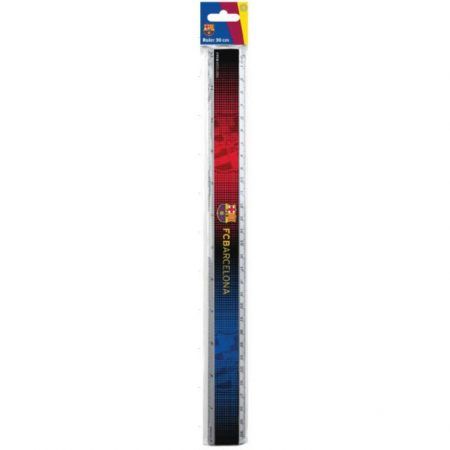 Casa Y Menaje Regla F.C. Barcelona 30 Cm - Oficial del FC Barcelona - Medición Precisa