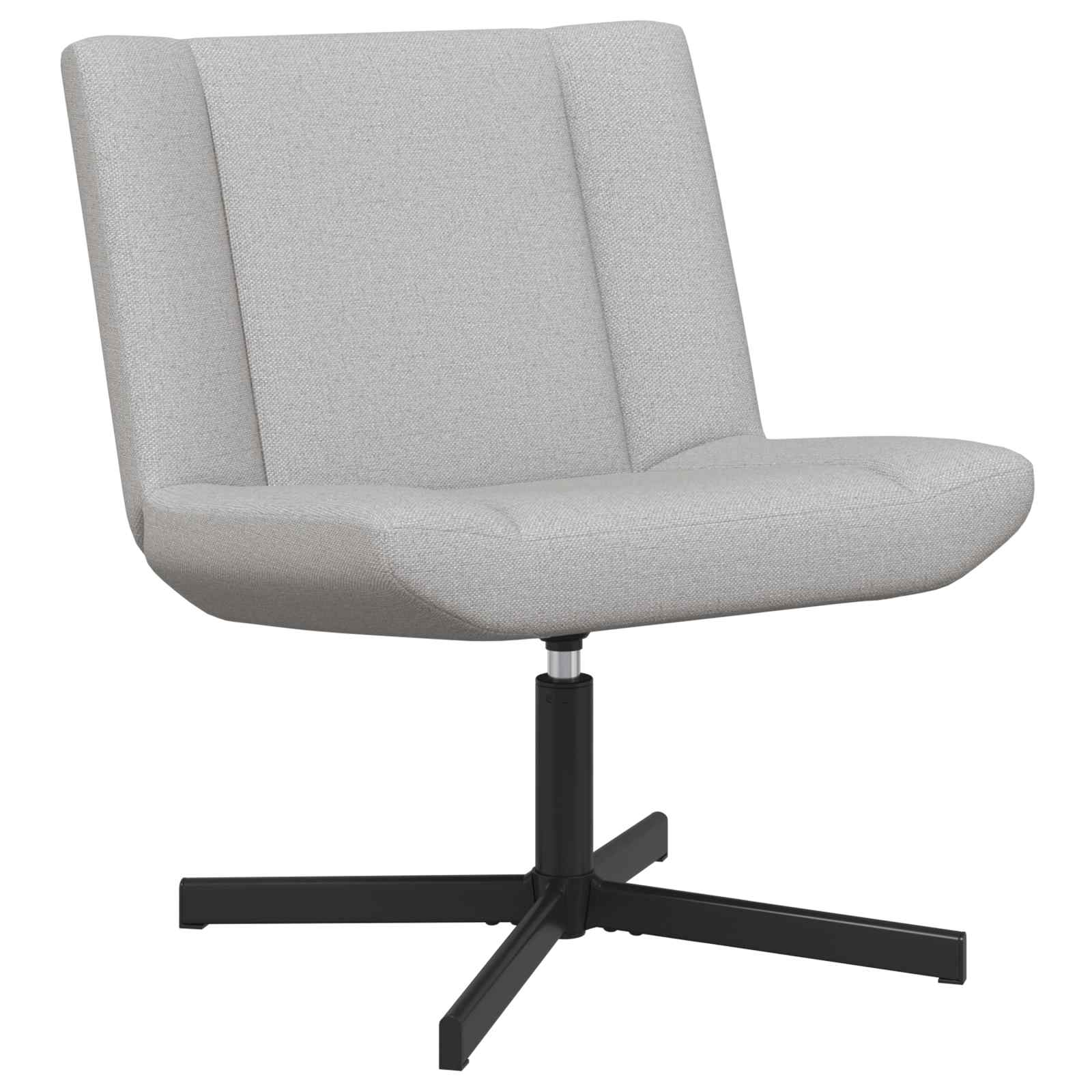 vidaXL Silla giratoria 63 x 75 x 76 cm tela Multicolor