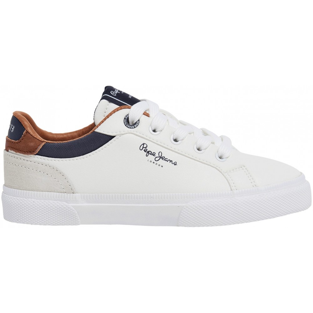 Zapatillas casual niño PEPE JEANS PBS30569 800 DEPORTIVO CORDON BLANCO 33263 24I