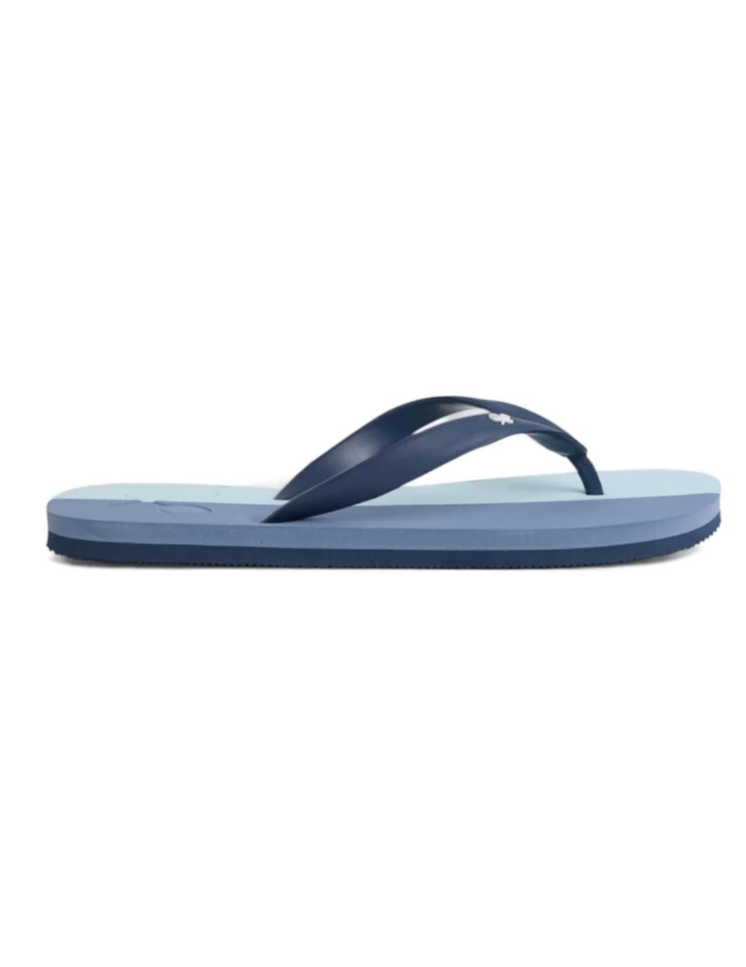 Chanclas de dedo Silbon raqueta bicolor azul para hombre