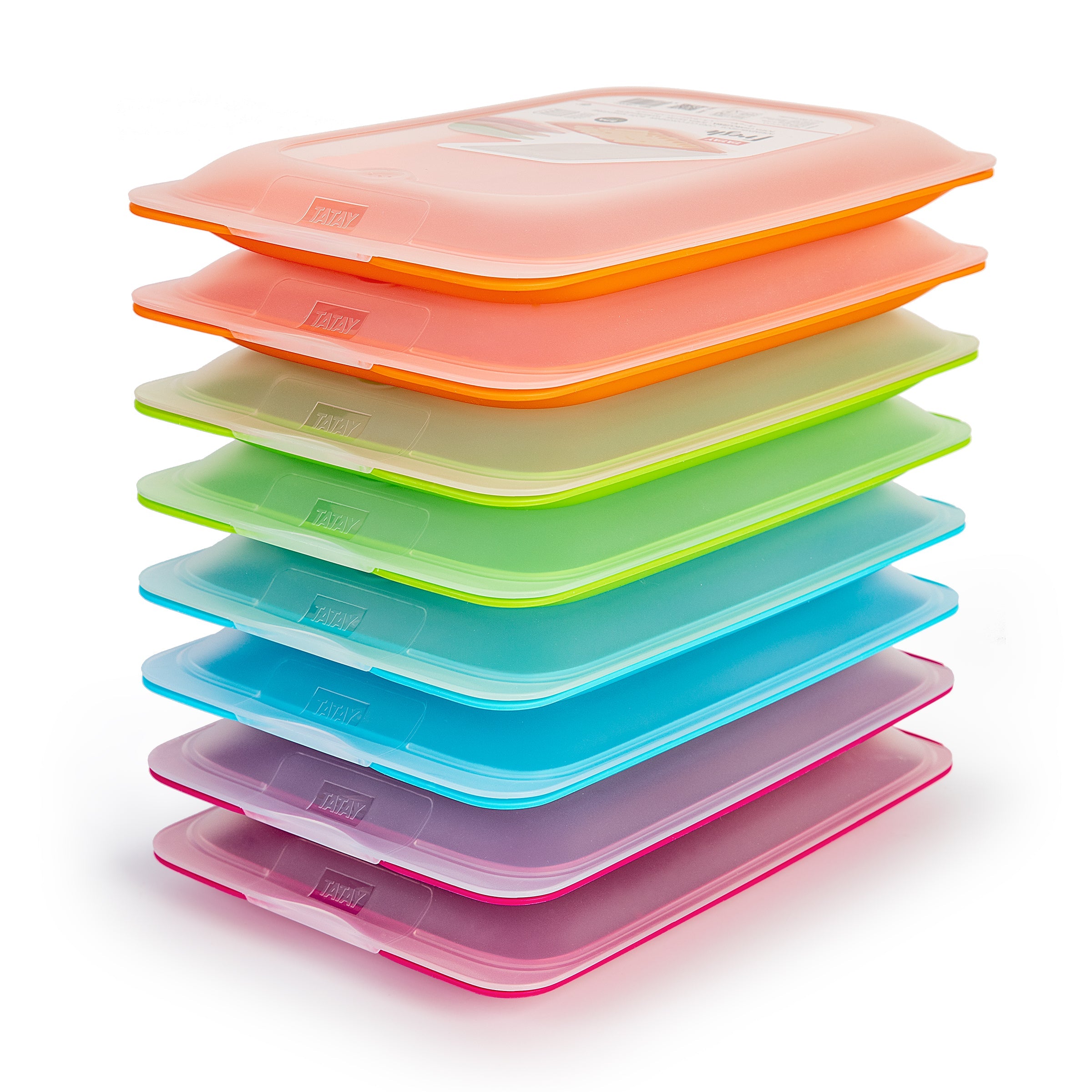 TATAY Fresh - Lote de 8 Recipientes Porta Embutidos y Alimentos. Colores Basicos 22b