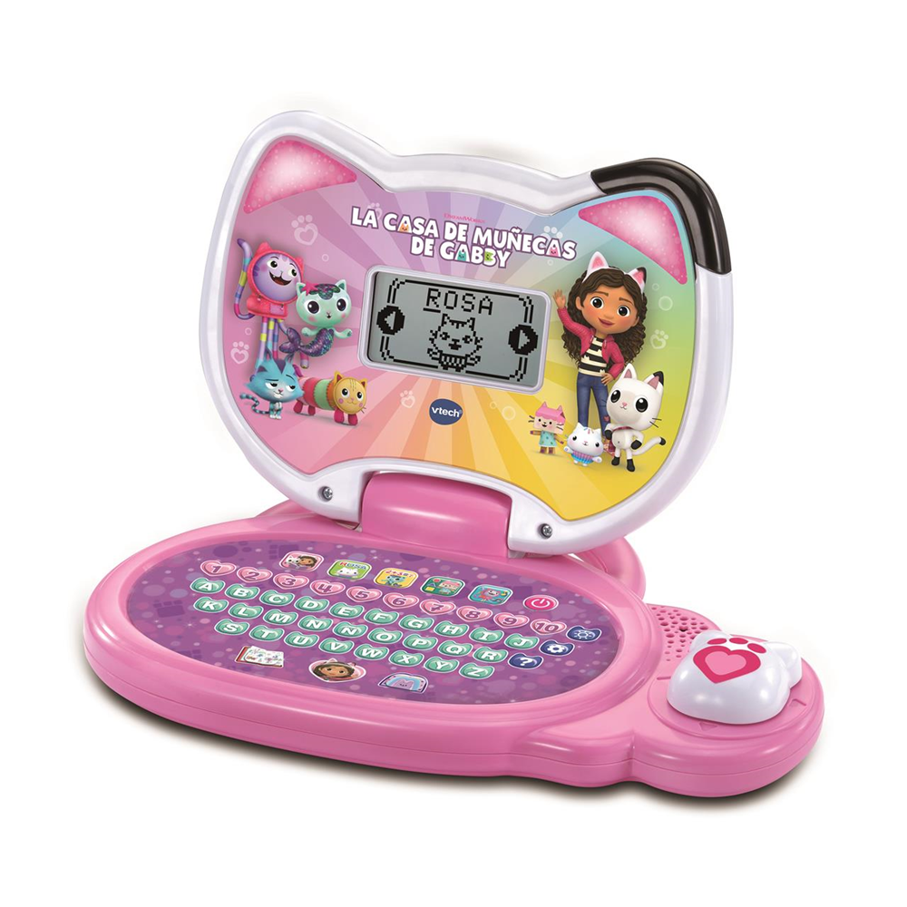 Ordenador Educativo La Casa De Muñecas De Gabby. Pantalla Lcd con mas de 200 frases y melodias. (Vtech 80-581122)