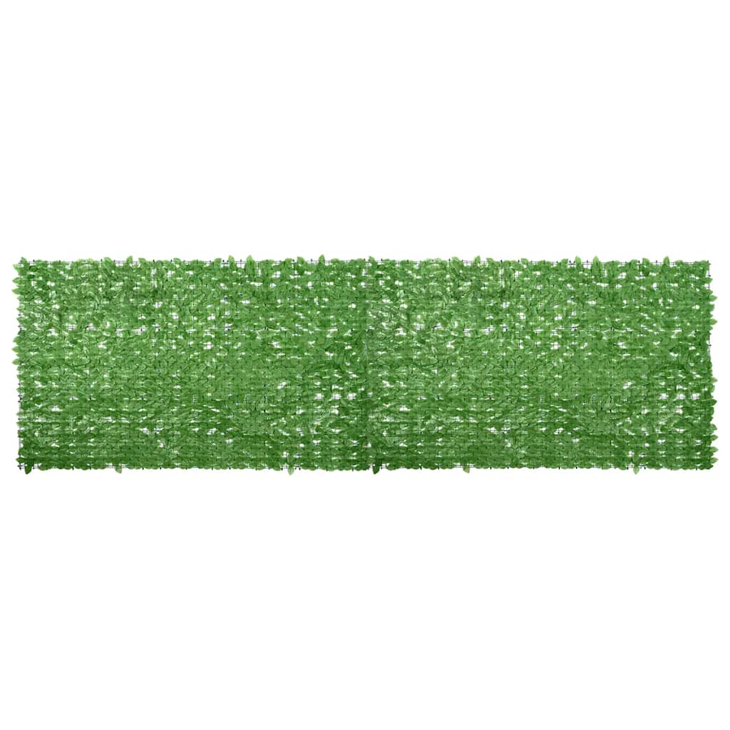 vidaXL Toldo para balcón con hojas verde 500x150 cm