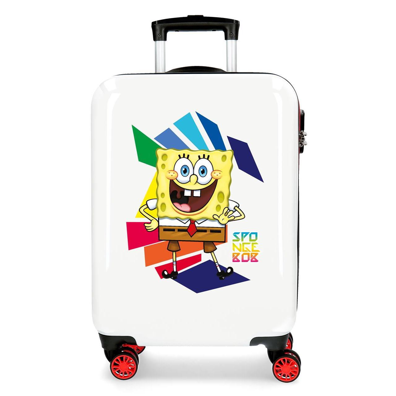 Bob Esponja Maleta De Cabina ABS Rígida Hello Bob Multicolor