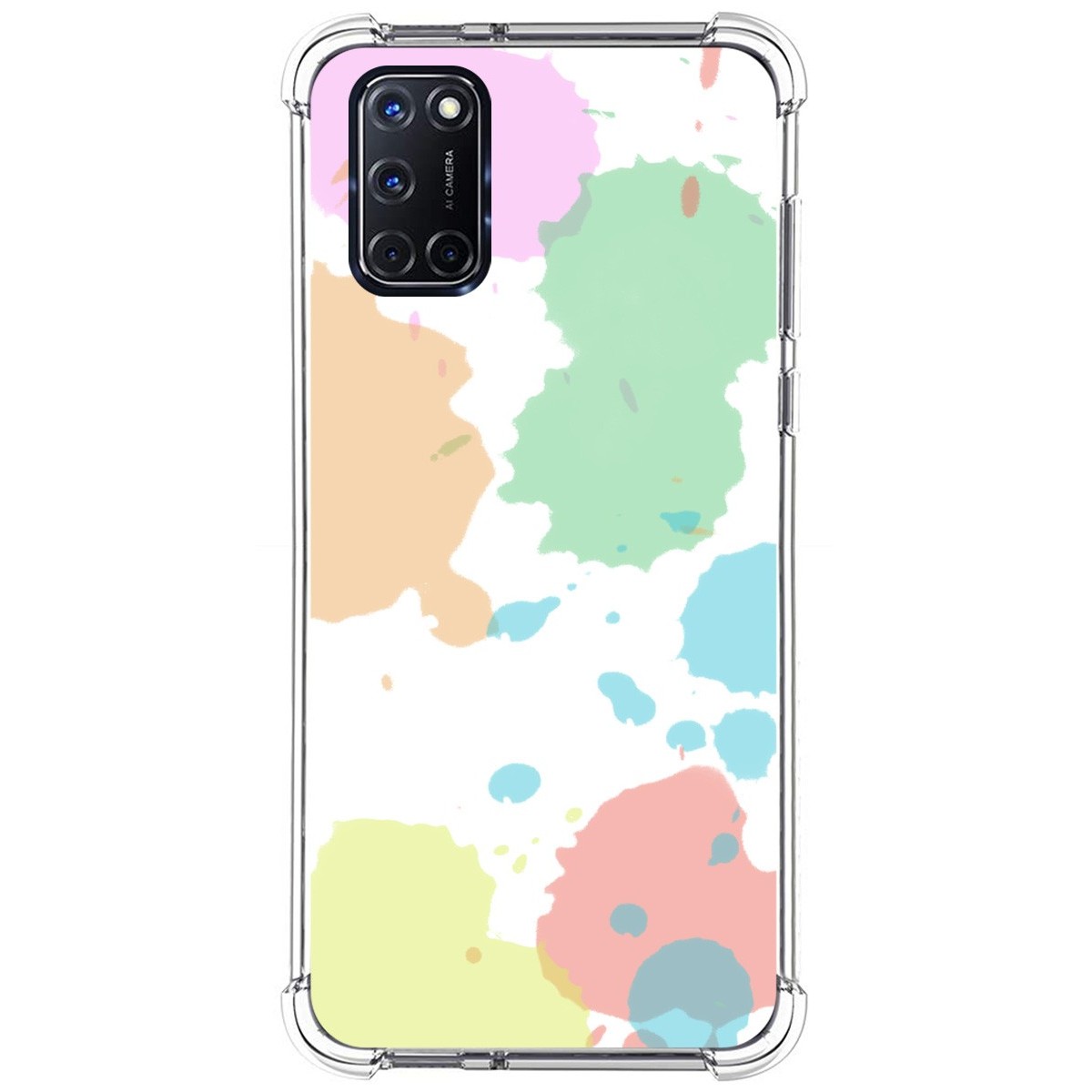 Funda Silicona Antigolpes para Oppo A52 / A72 diseño Acuarela 05 Dibujos