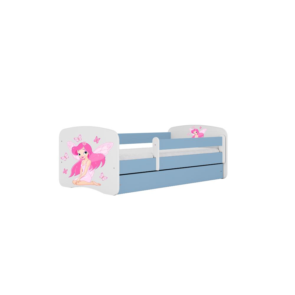 Cama 160 x 80 cm Kocot Kids BabyDreams Fairy Borboletas Blue