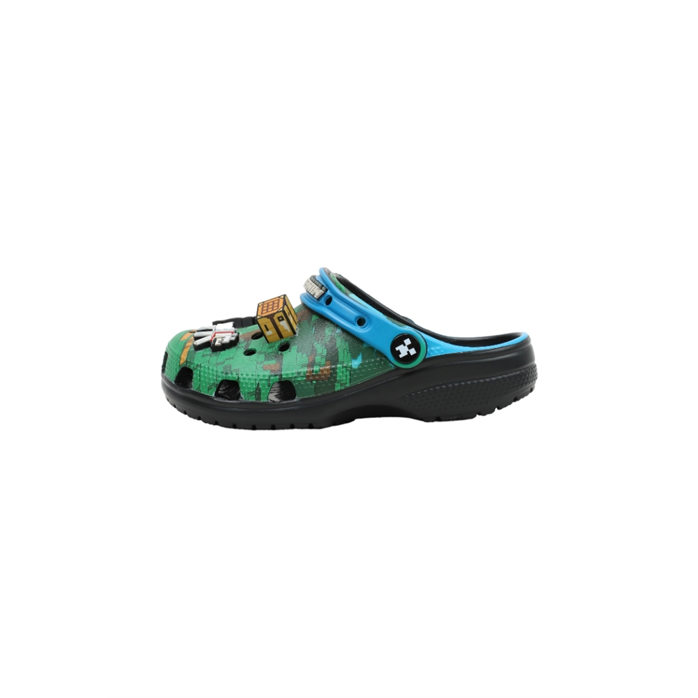 Crocs MINECRAFT CLS CLG K Zuecos Planos Niño Multicolor
