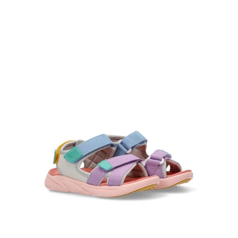 Sandalia Gioseppo - Niña - Suela Plana - Modelo Brigham - Color Coral