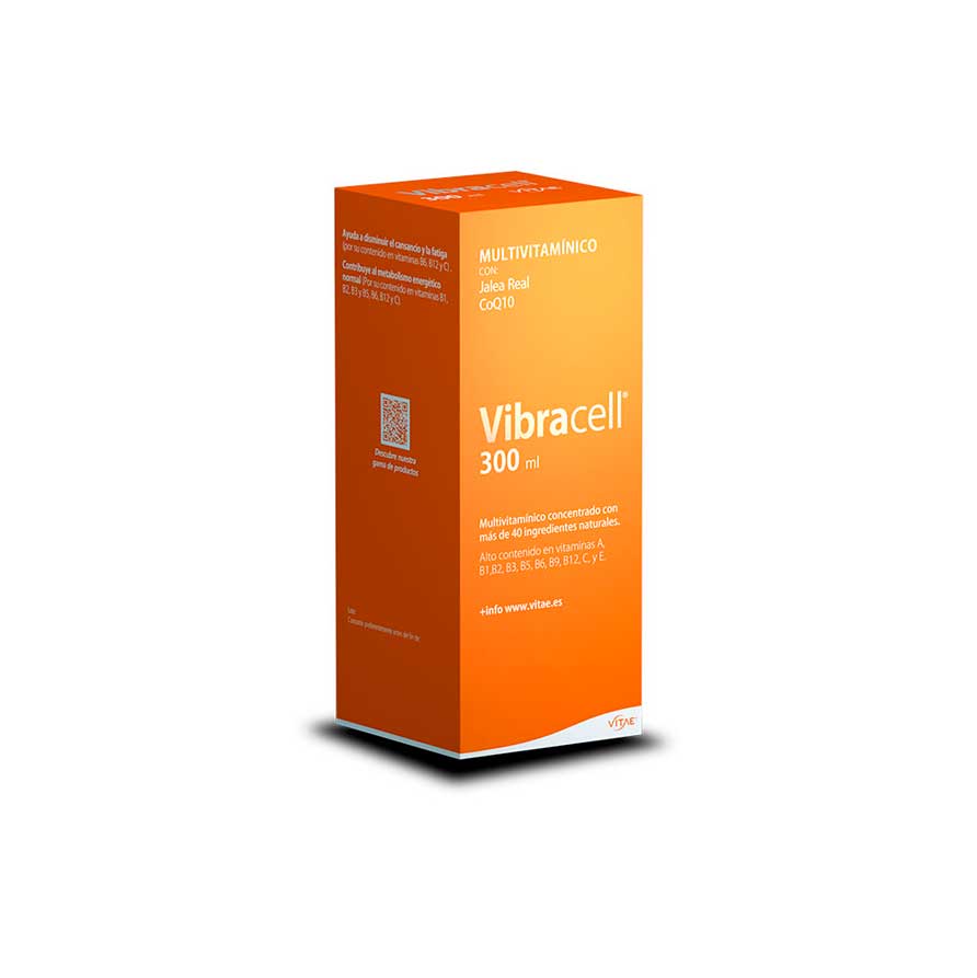 Vitae Vibracell - Multivitamínico Natural - Energía - Rendimiento Físico y Mental - Concentrado de Zumos de Frutas