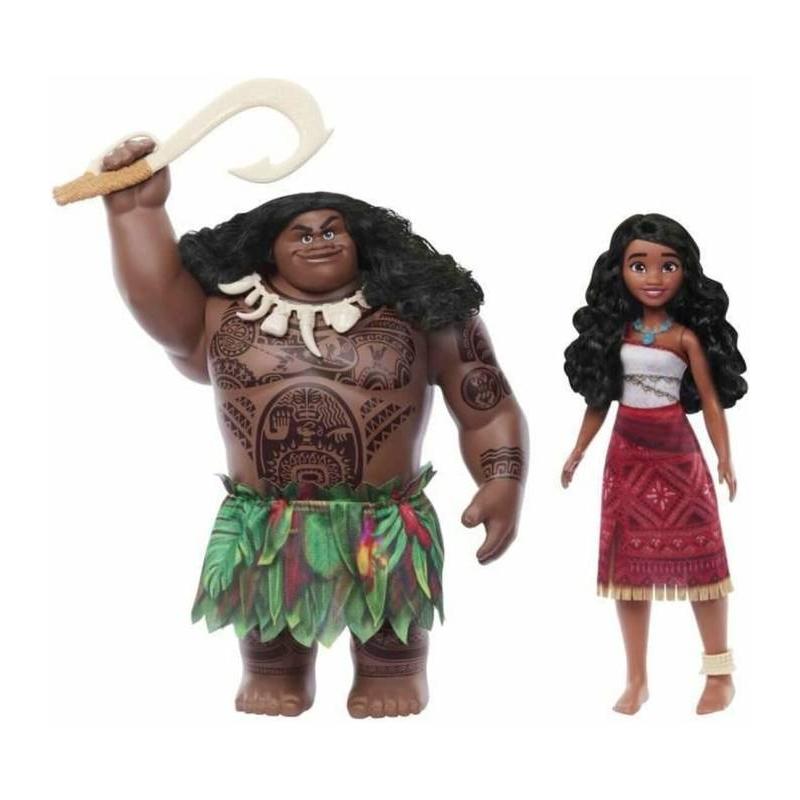 PACK VAIANA Y MAUI – 2 MUÑECOS ARTICULADOS DISNEY