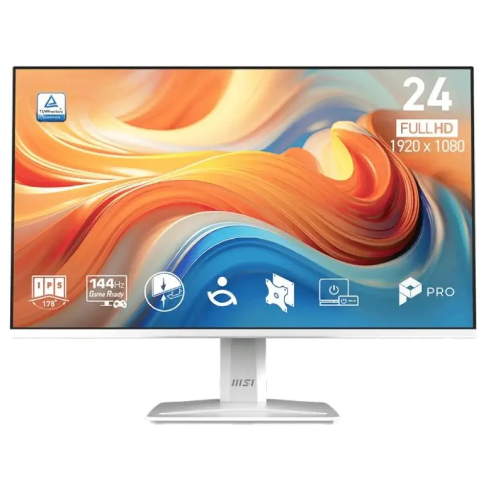 Monitor MSI PRO MP243W E14 23.8" FullHD 144Hz IPS 1ms Altavoces HDR VESA