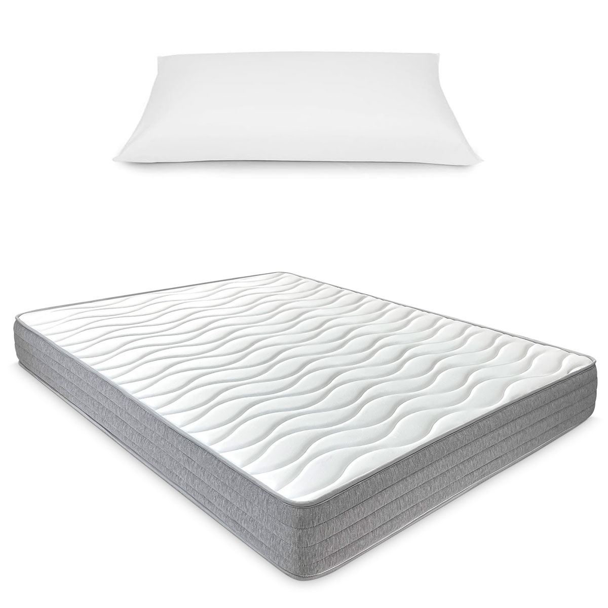 Colchón Viscoelástico Nora | Firme, Reversible y Ergonómico| Incluye Almohada(s)