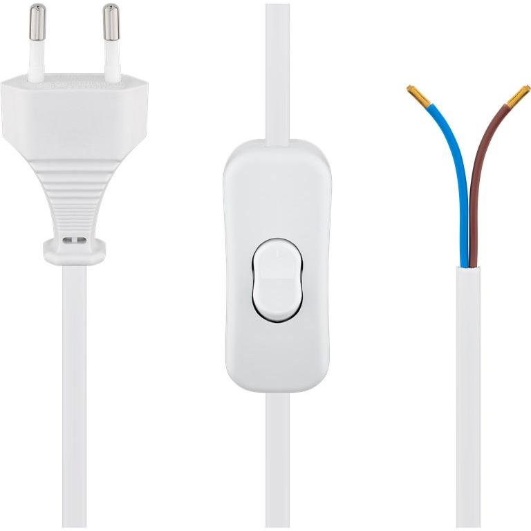 Goobay 51349 cable de transmisión Blanco 1,5 m Enchufe tipo C