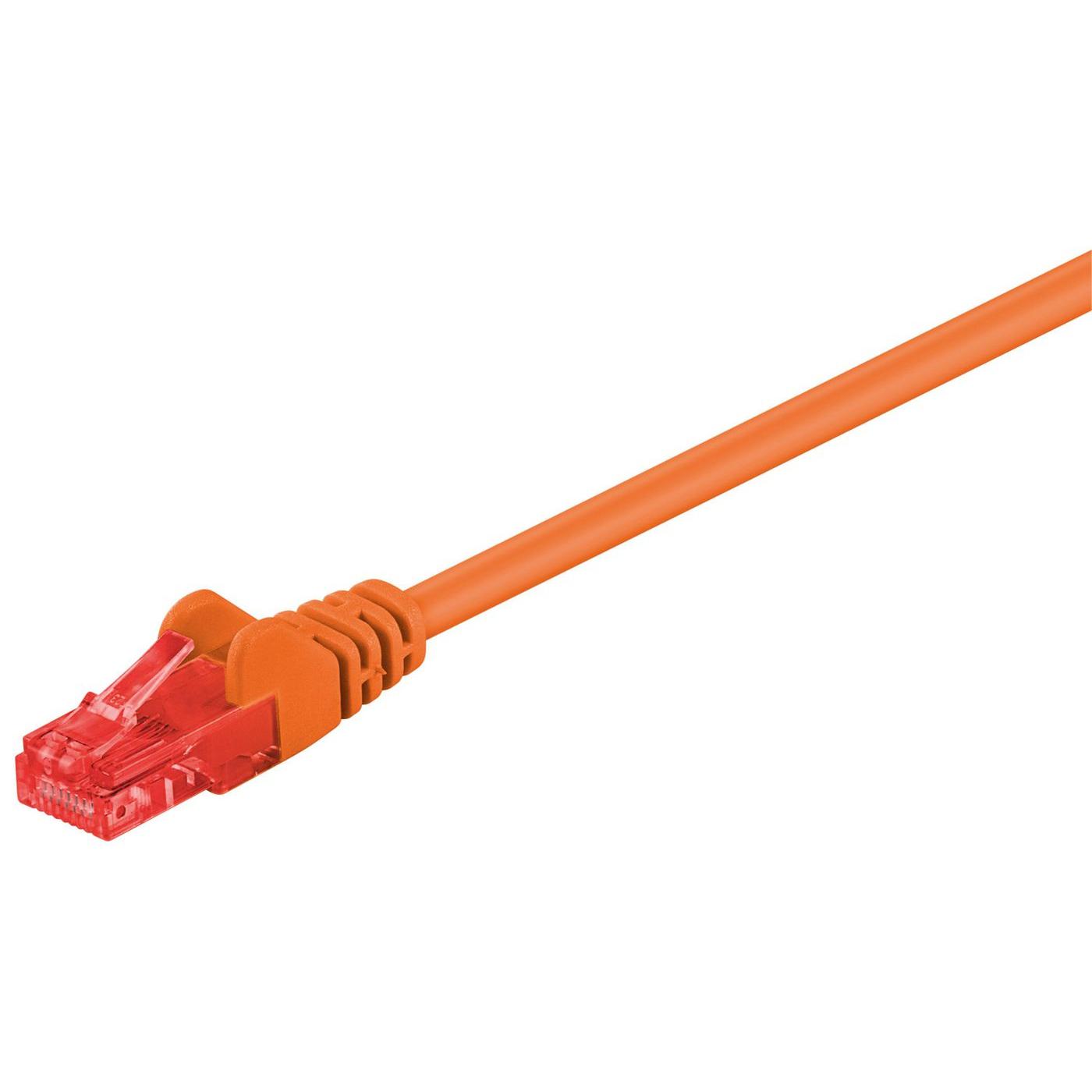 Cable de Red Microconnect U/UTP CAT6 20M PVC Naranja Brillante