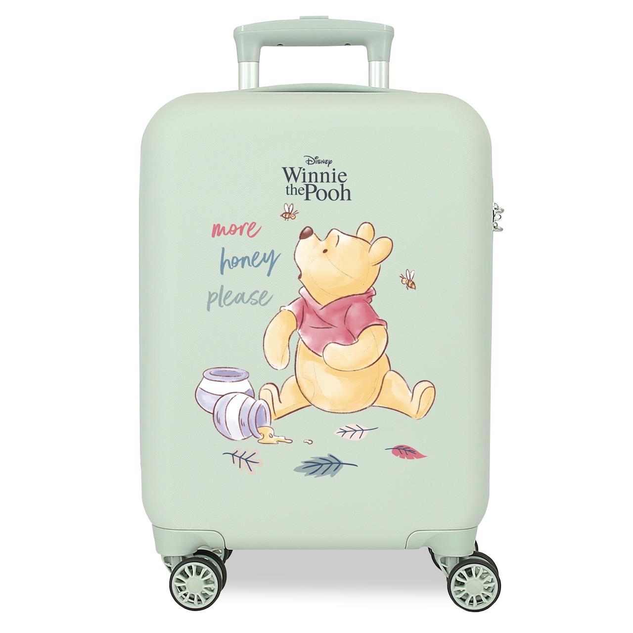 Maleta de cabina Winnie the pooh menta 33x50x20 cm