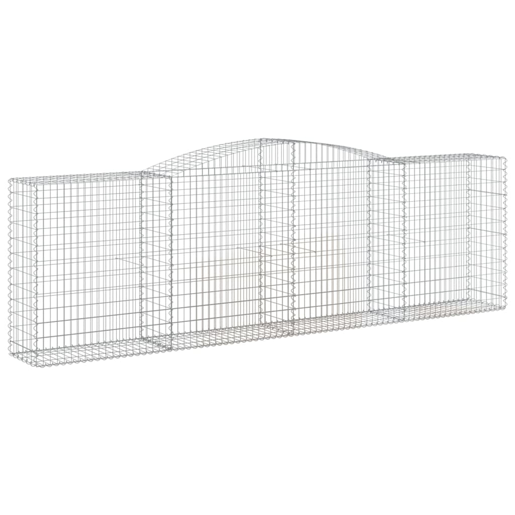 Cesta Gaviones Vidaxl Forma Arco Hierro Galvanizado