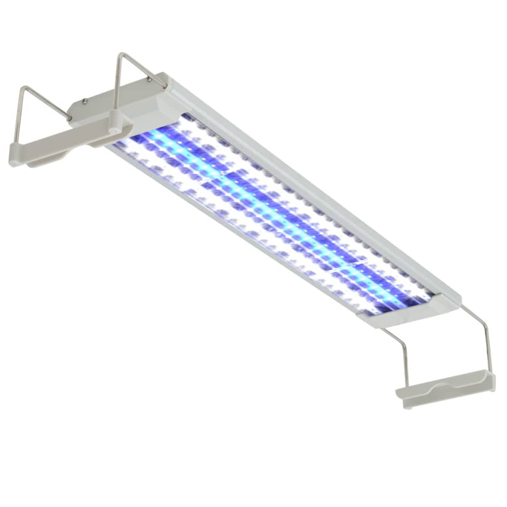 vidaXL Lámpara Luces LED para Acuario de Aluminio Clasificacion IP67 Dimensiones 50 - 60 cm, 120 - 130 cm