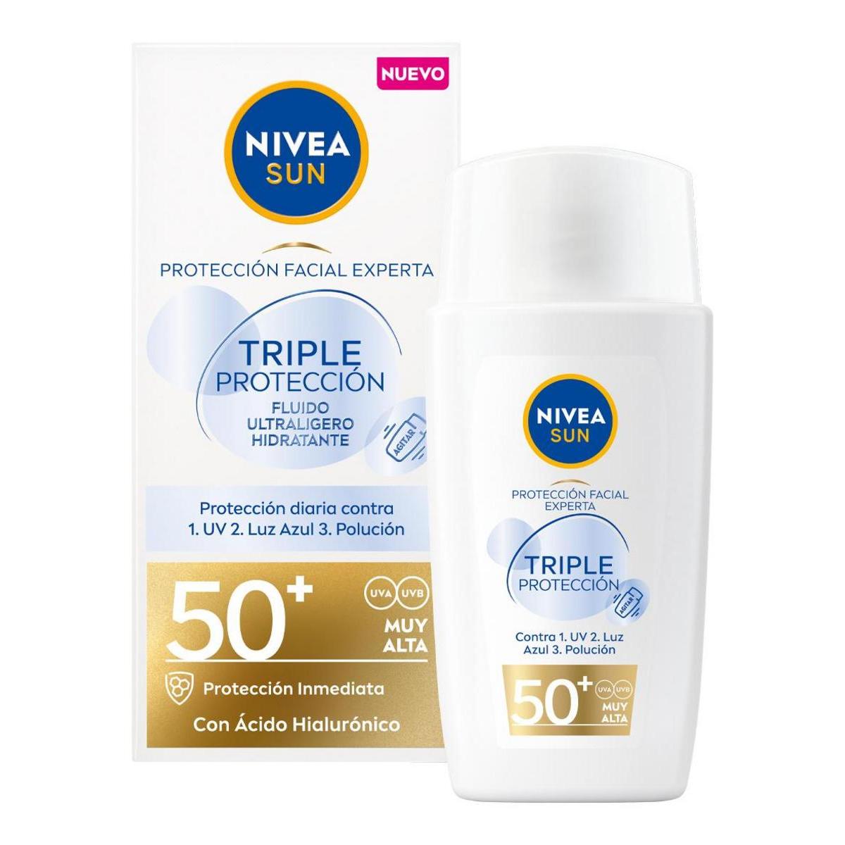 Nivea - NIVEA SUN Fluido Facial Ultraligero Triple Protección FP50+
