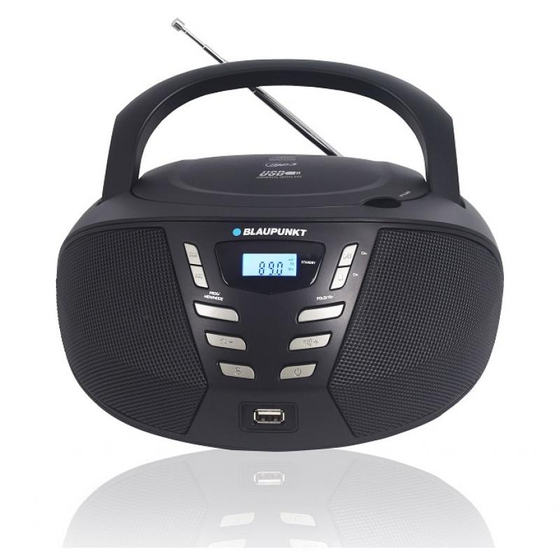 Blaupunkt BB7BK, 230 g, Negro, Reproductor de CD portátil
