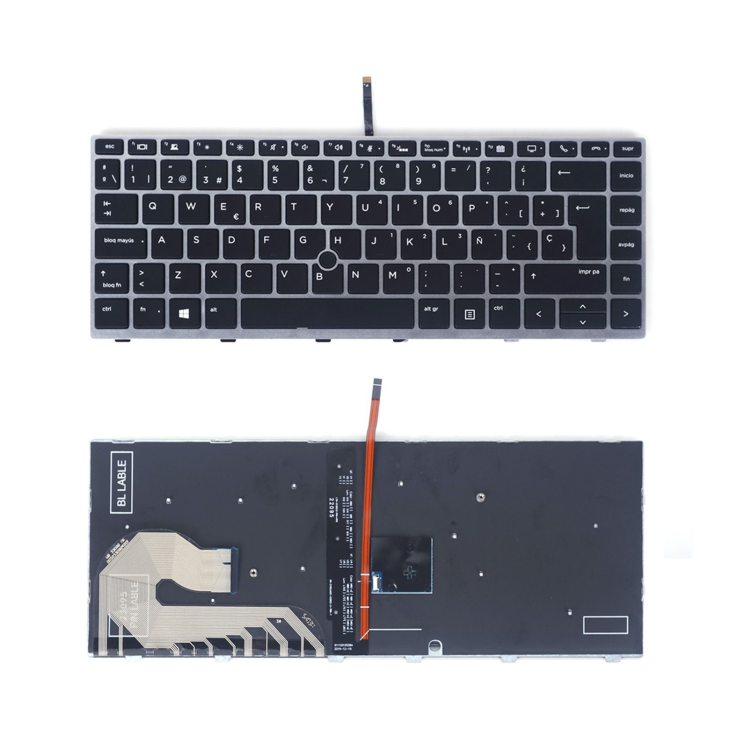 TECLADO RETROILUMINADO PARA PORTÁTIL HP 840 G5 840 G6 12-0156C-DZ01-K19